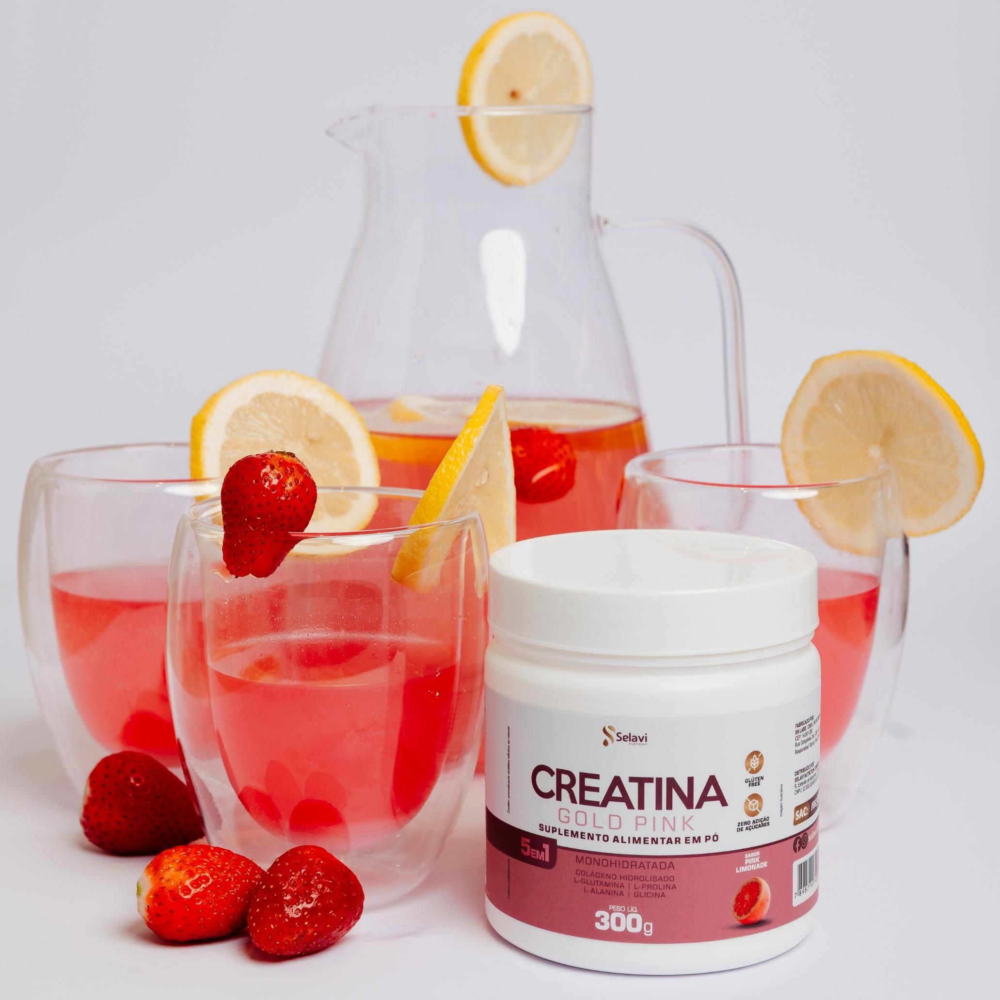 CREATINA GOLD PINK EM PÓ - Comprar em Selavi Nutrition