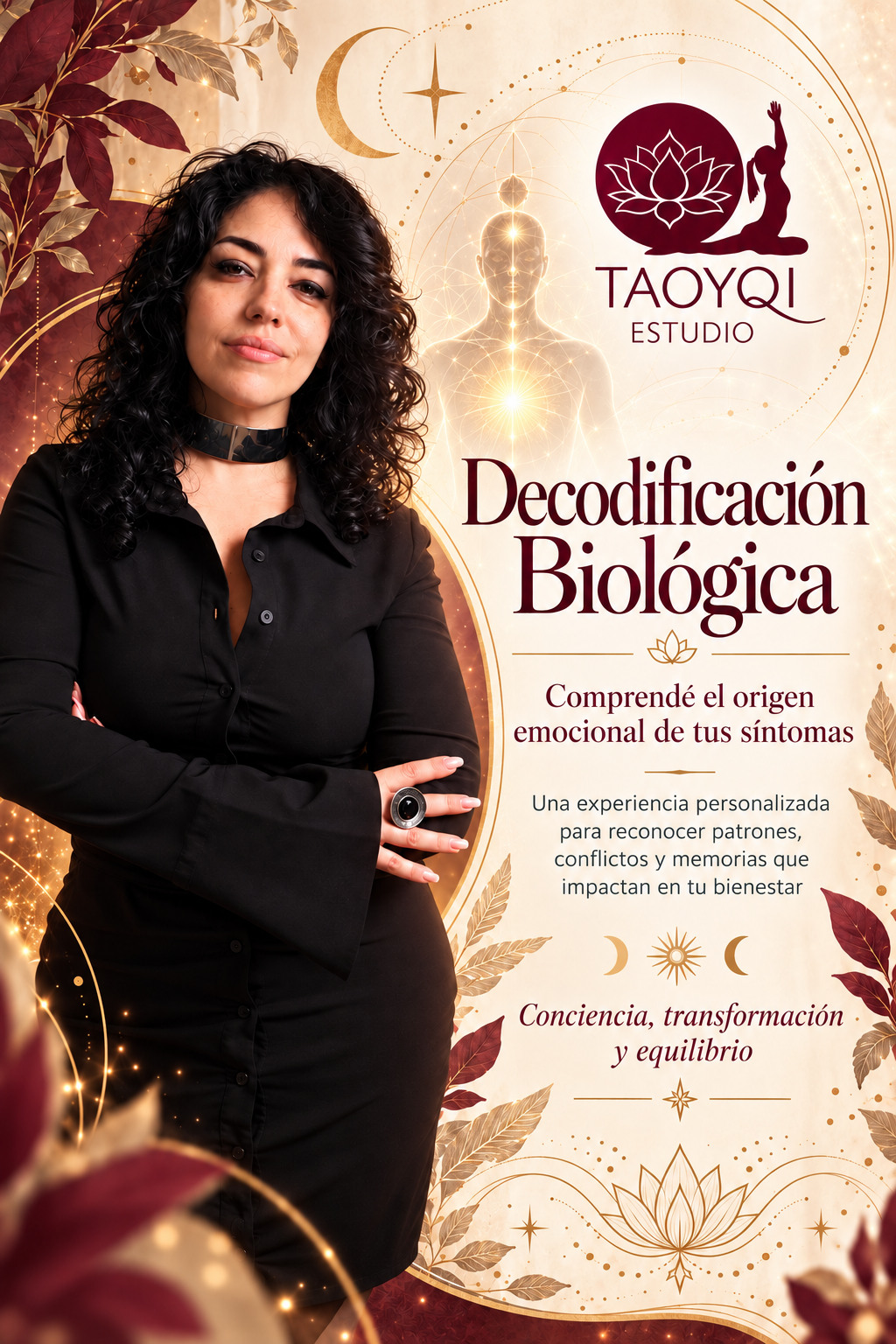 Afiche de Decodificación Biológica de TaoyQi