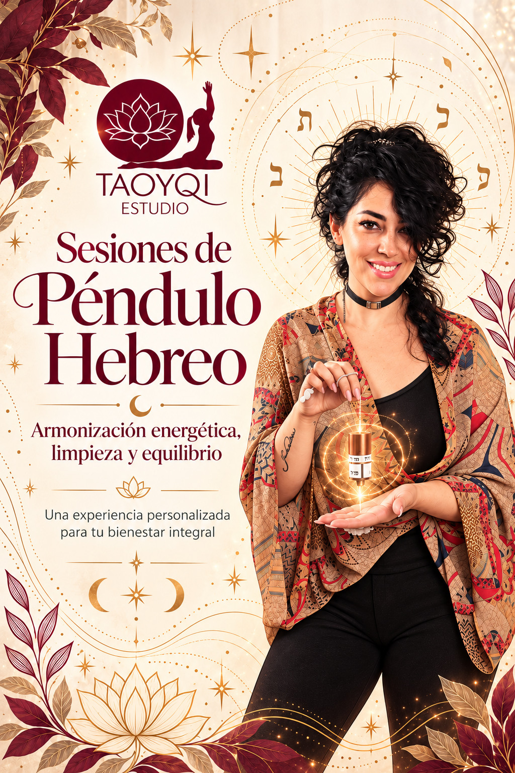 Afiche de Sesión de Péndulo Hebreo de TaoyQi