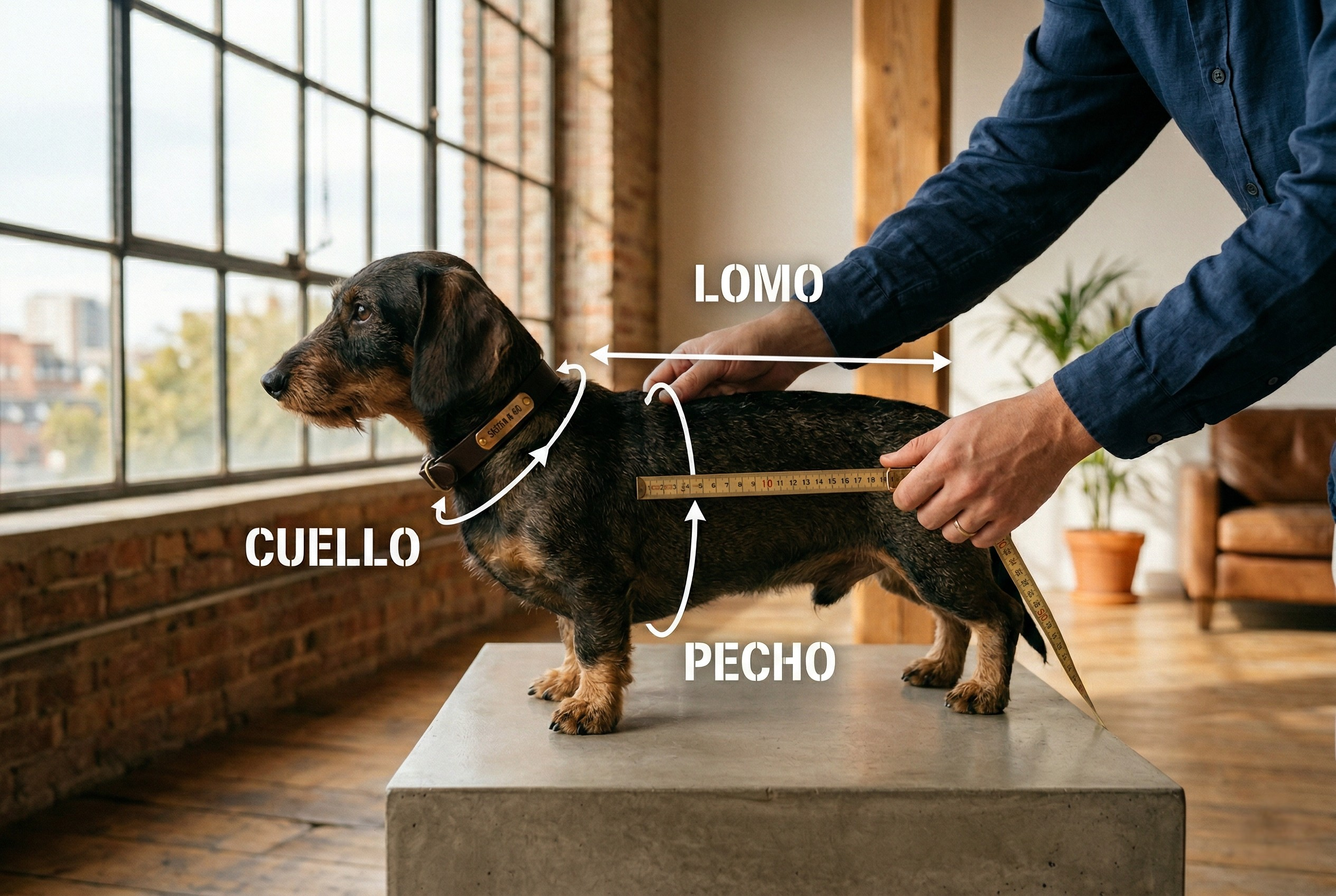 Cómo medir talle salchicha