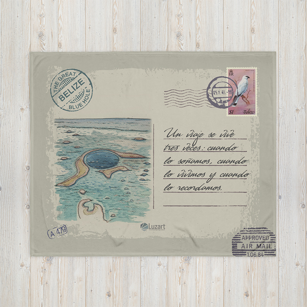Belice Manta Personalizada Frazada Personalizada