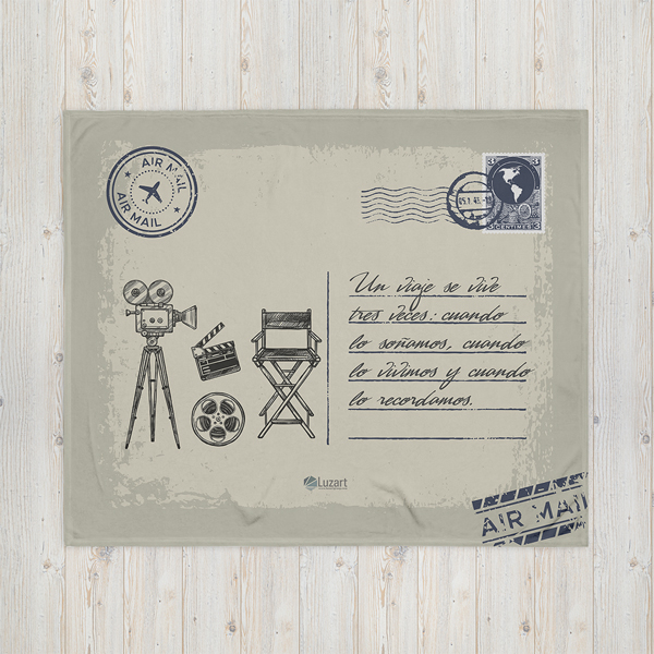 Cinema Manta Personalizada Frazada Personalizada