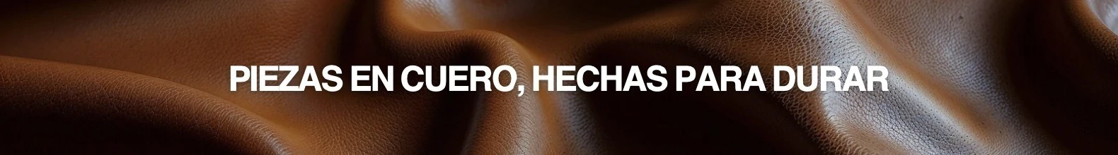 Banner de la categoría Leather |  Cuero genuino