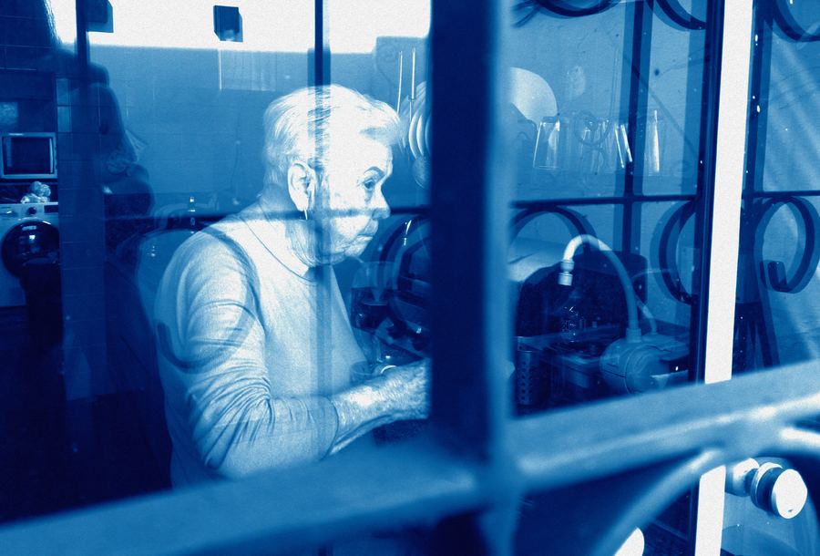 Fotografia feita com o filtro CIANO
