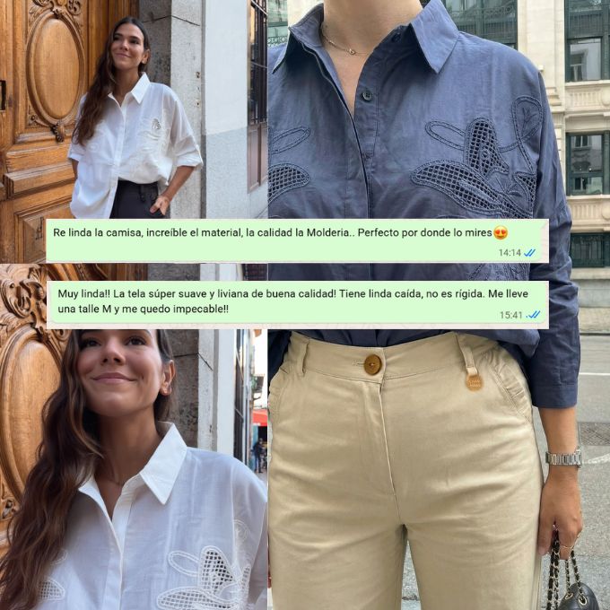 Resenas reales de clientes - Camisa RITA