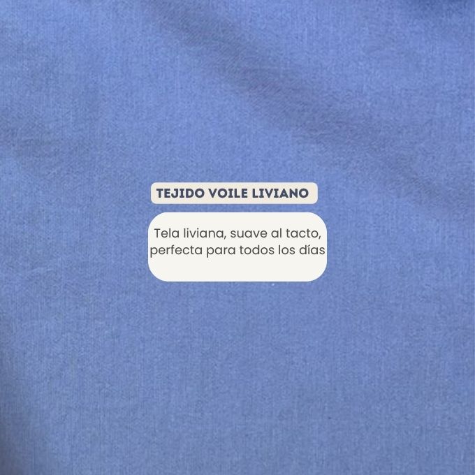 Tejido Voile de Algodon - liviano, suave al tacto, perfecta para todos los dias