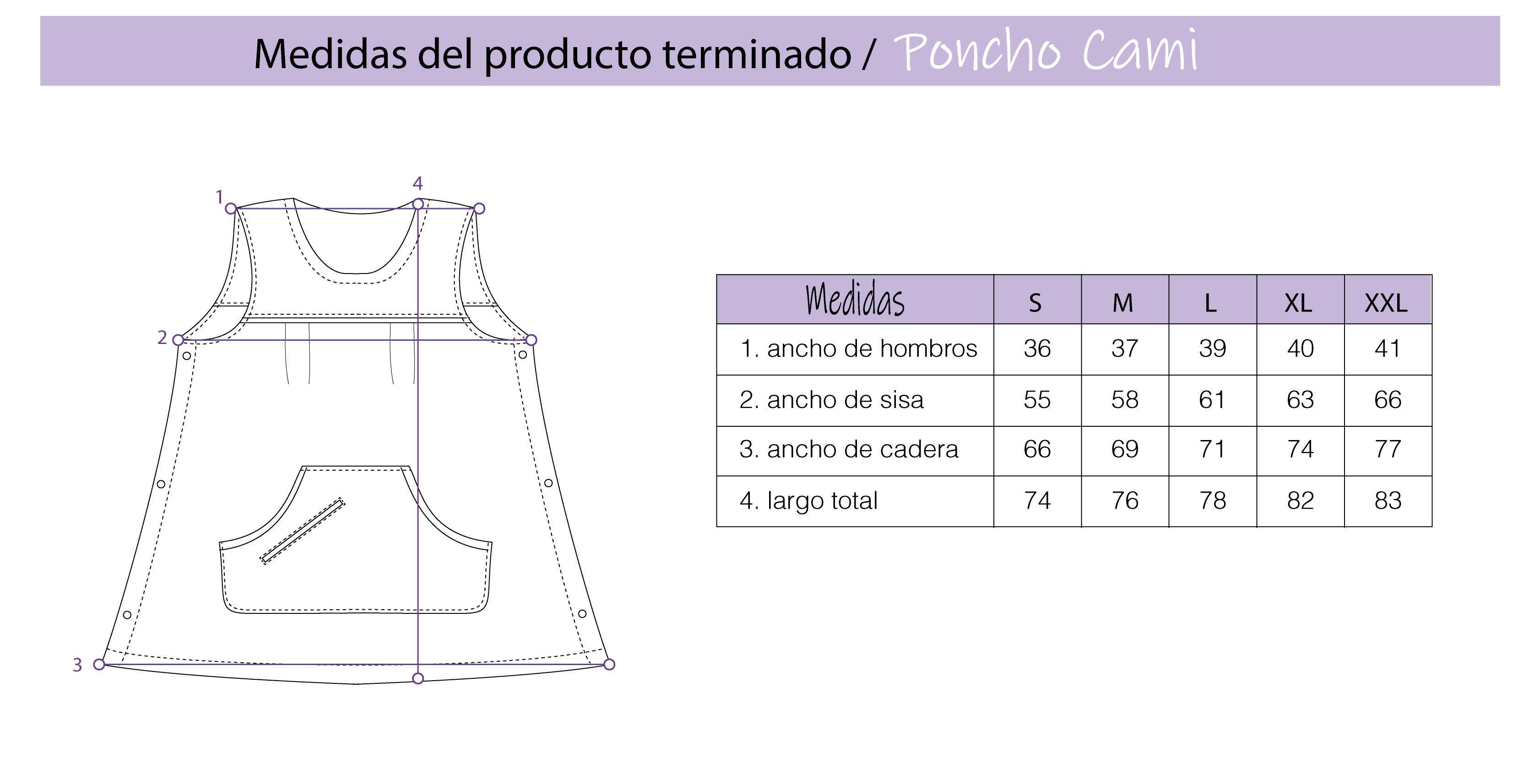 poncho cami