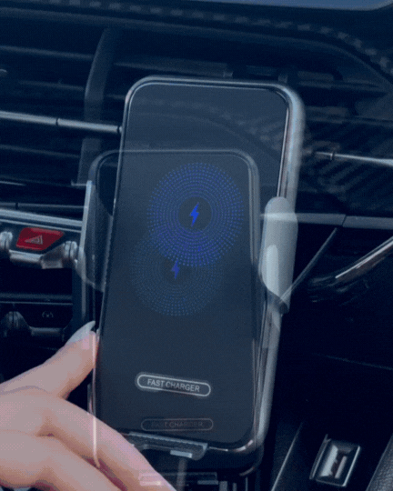 Cargador De Auto Inalámbrico Con Sensor Inteligente
