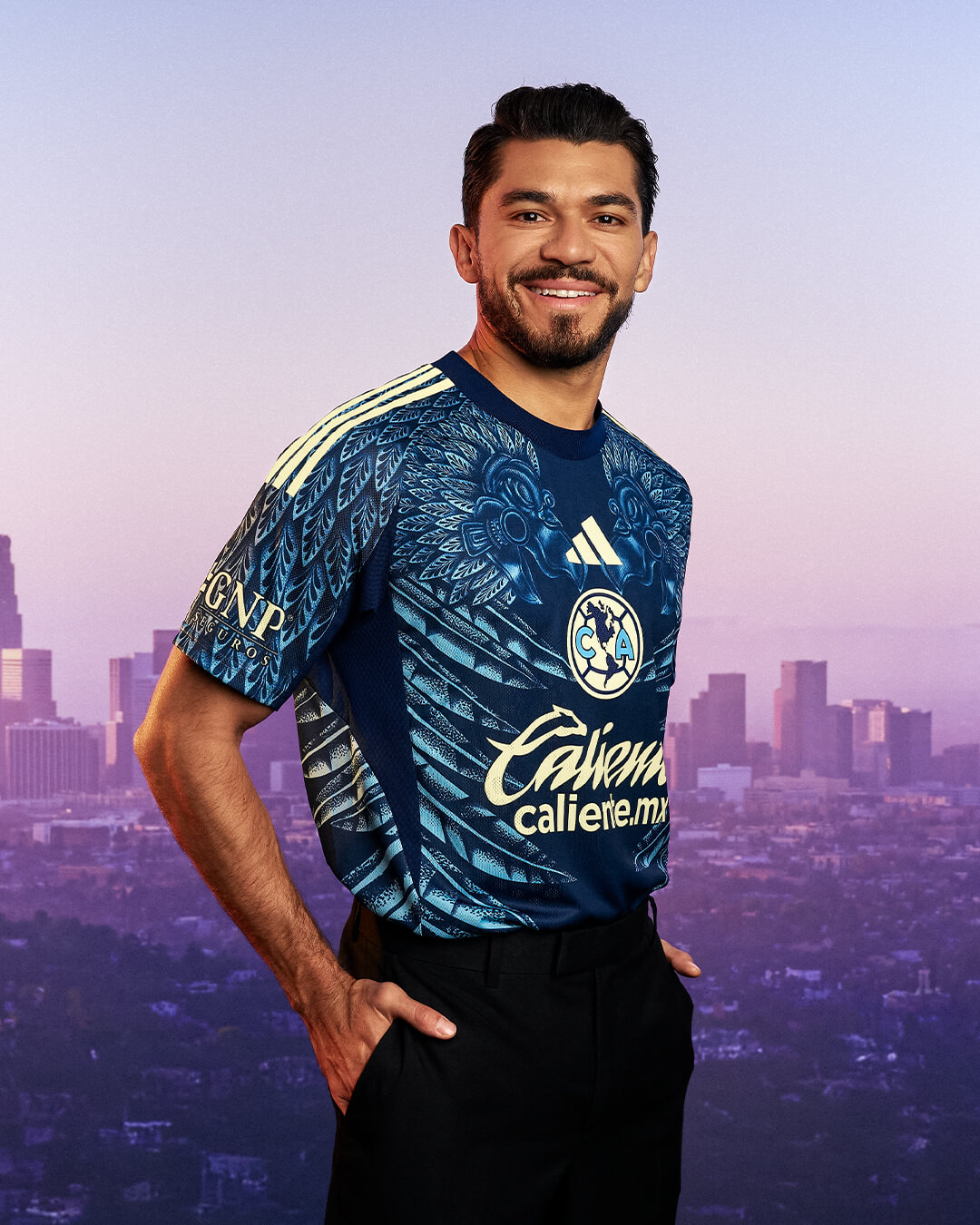 camisa-america-mexico-25-26-away-reserva-azul-2025-2026-modelo-torcedor-fan-lozano-valdes-jonathan-dos-santos-
