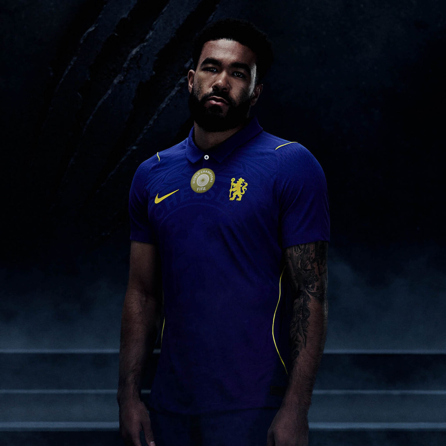 camisa-chelsea-26-27-home-azul-uniforme-titular-2026-2027-masculina-modelo-torcedor-estevao-joao-pedro-neto-henderson-caicedo-lavia-palmer-fofana-