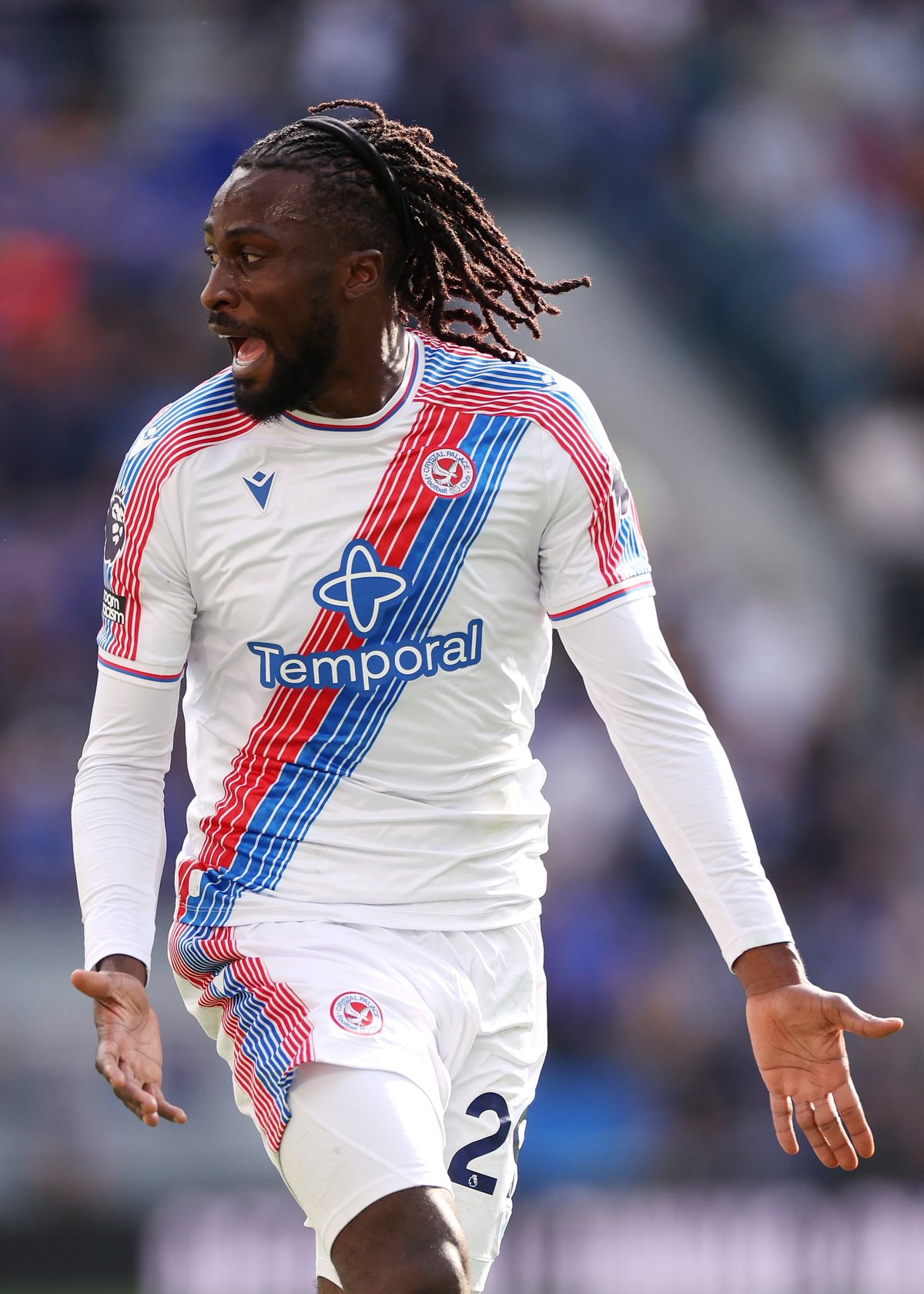 camisa-crystal-palace-home-26-27-branca-2026-2027-modelo-torcedor-matheus-franca-chalobah-lerma-sarr-mateta-nketiah-doucoure-