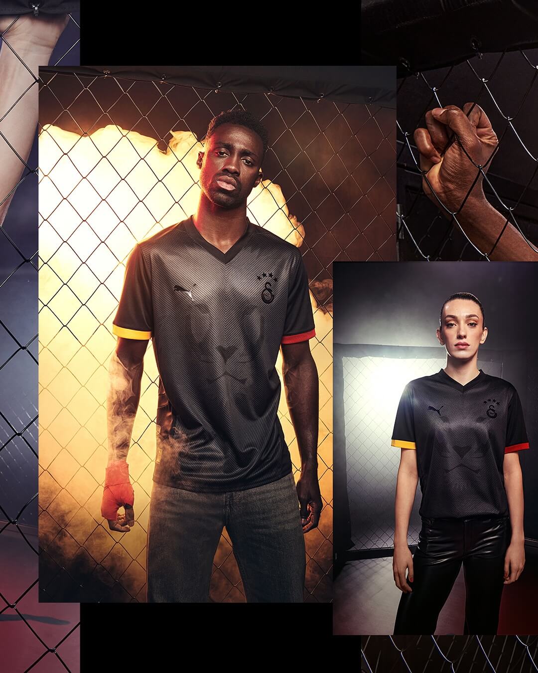 camisa-galatasaray-leao-especial-2025-preta-osimhen-icardi-lemina-mertens-morata-batshuayi-gabriel-sara-torreira-muslera-