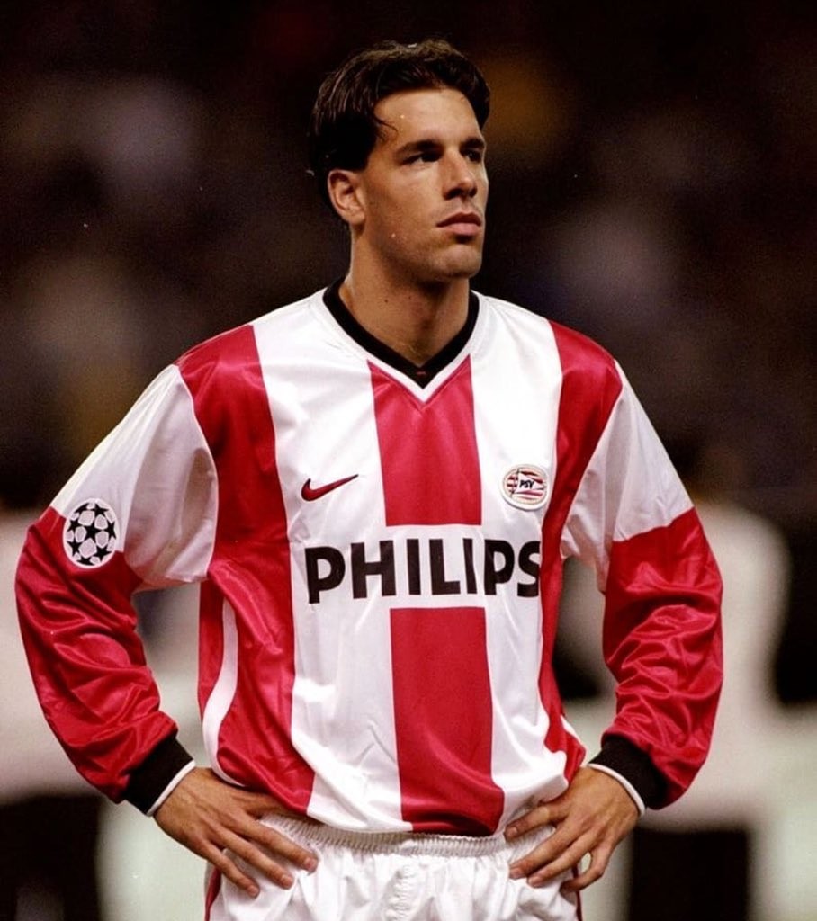 camisa-psv-eindhoven-98-99-home-vermelha-retro-1998-1999-masculina-modelo-torcedor-van-nisterooy-