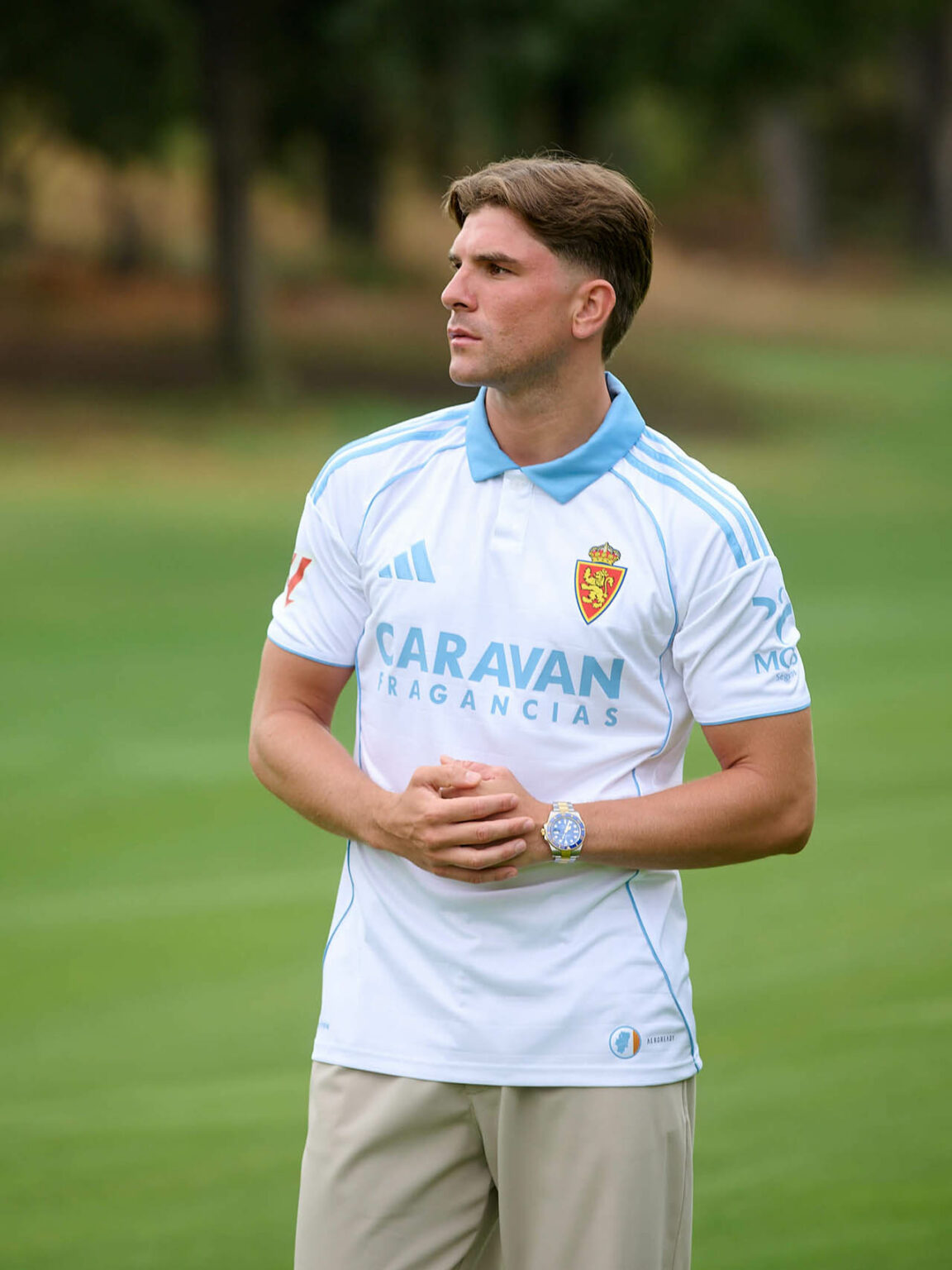 camisa-real-zaragoza-home-25-26-branca-azul-2025-2026-modelo-torcedor-masculina-