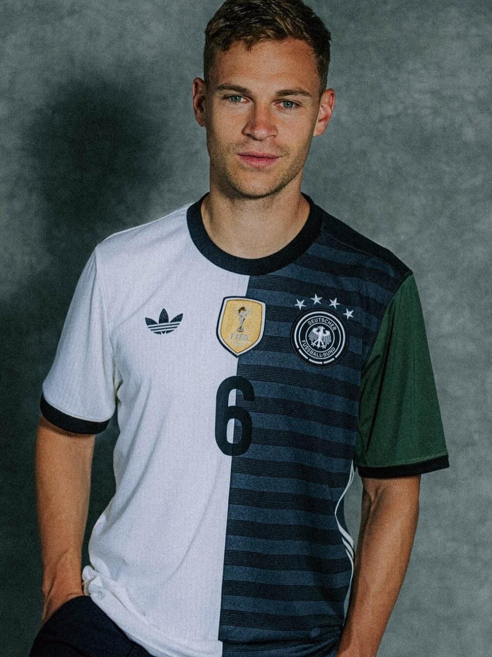 camisa-selecao-alemanha-branca-cinza-verde-2025-especial-kimmich-modelo-torcedor-masculina-muller-neuer-havertz-reus-kroos-werner-musiala-goretzka-gundogan-wirtz-