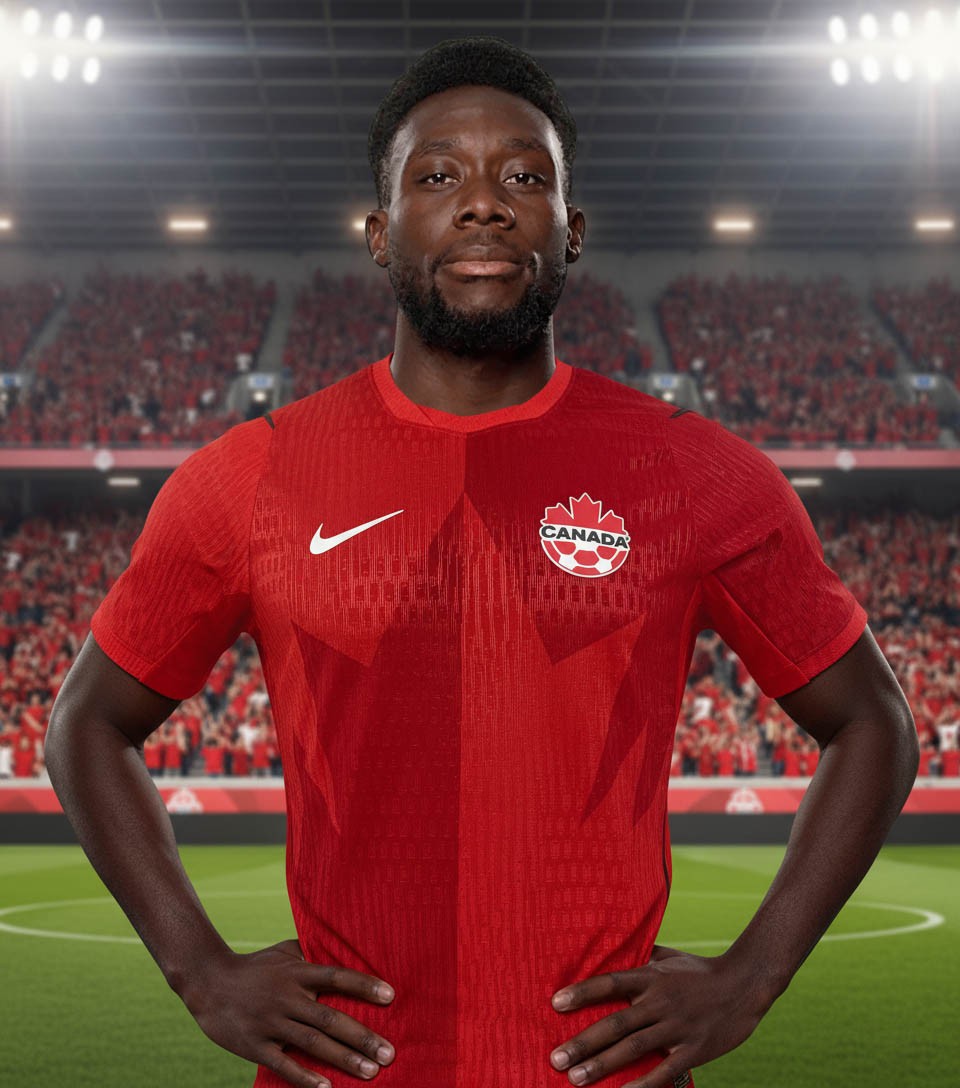 camisa-selecao-canada-vermelha-copa-2026-home-modelo-player-masculina-alphonso-davies-buchanan-jonathan-david-