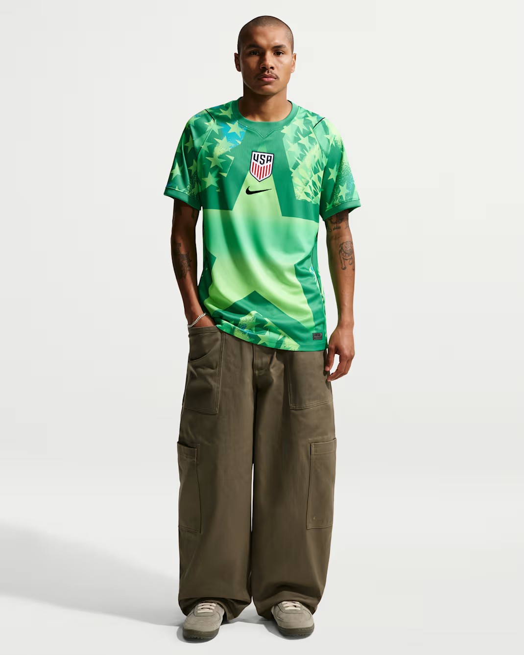 camisa-selecao-estados-unidos-america-usa-eua-uniforme-goleiro-verde-2026-modelo-torcedor-pulisic-weah-sargent-balogun-reyna-musah-mckennie-adams-dest-