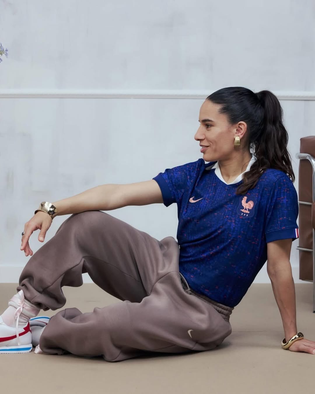 camisa-selecao-feminina-franca-francesa-euro-2025-home-azul-les-bleus-feminina-woman-