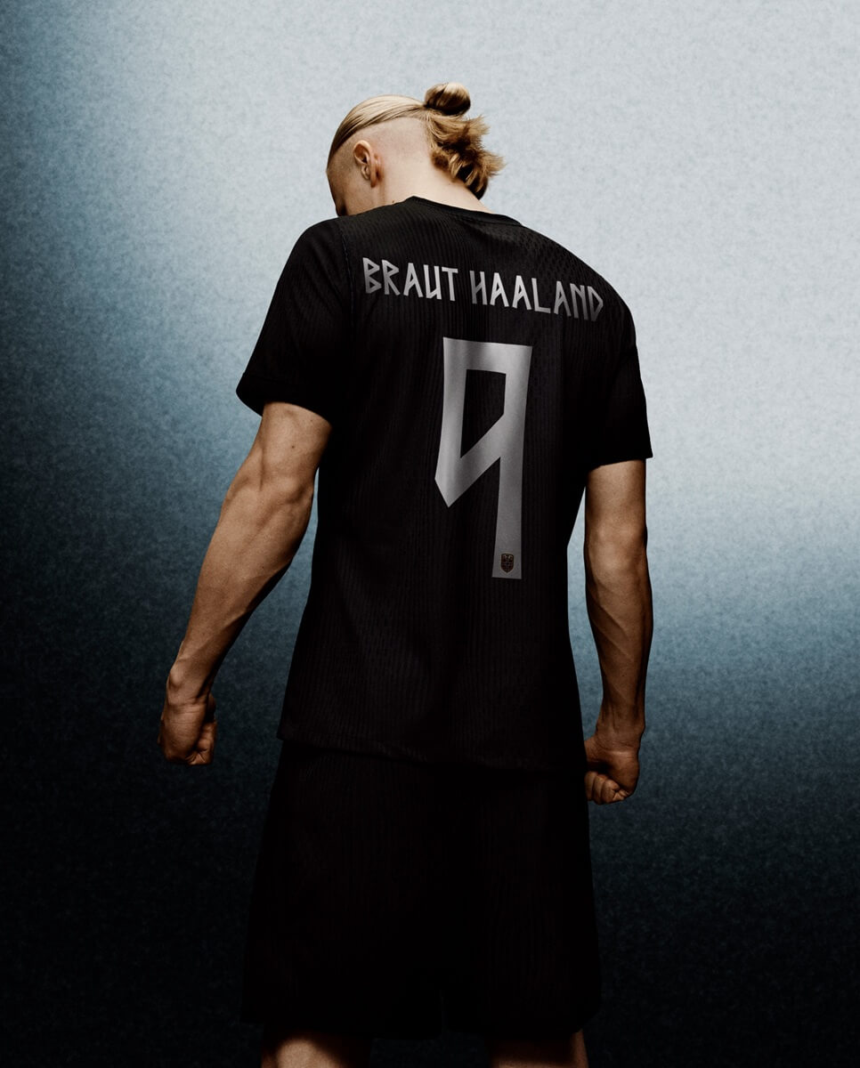 camisa-selecao-noruega-norway-copa-do-mundo-2026-preta-away-ii-modelo-torcedor-masculina-haaland-odegaard-sorlot-larsen-ryerson-