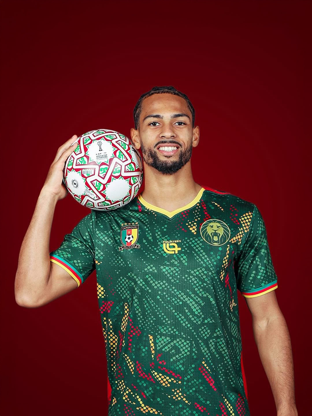 camisa-seleção-camarões-verde-copa-africana-home-2026-modelo-torcedor-masculina-onana-anguissa-aboubakar-choupo-moting-ekambi-mbeumo-