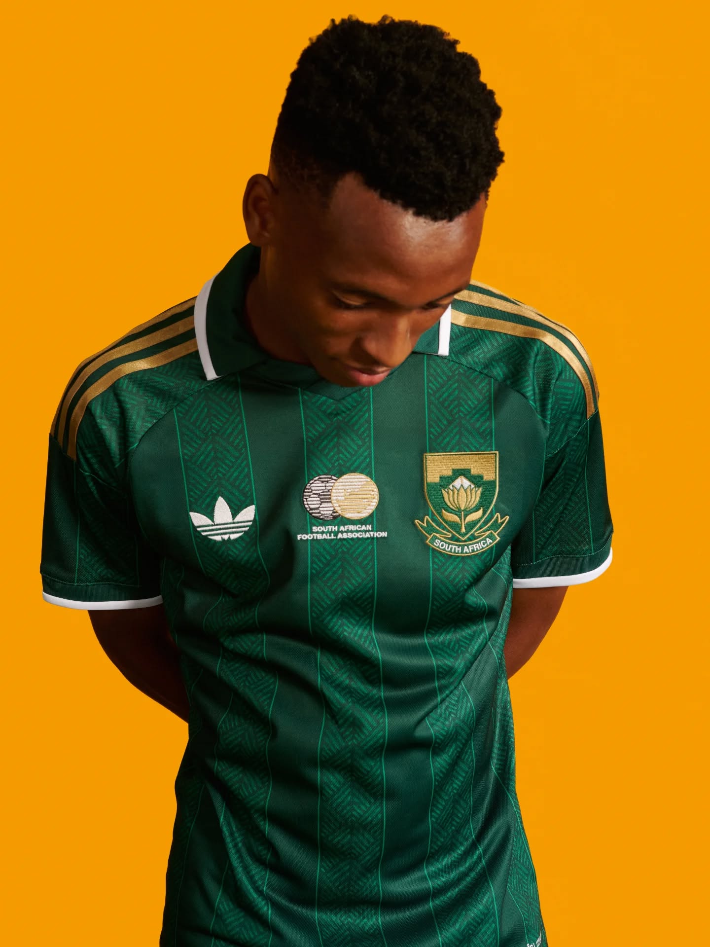 camisa-seleção-áfrica-do-sul-copa-do-mundo-2026-verde-away-modelo-torcedor-home-south-africa-bafana-bafana-