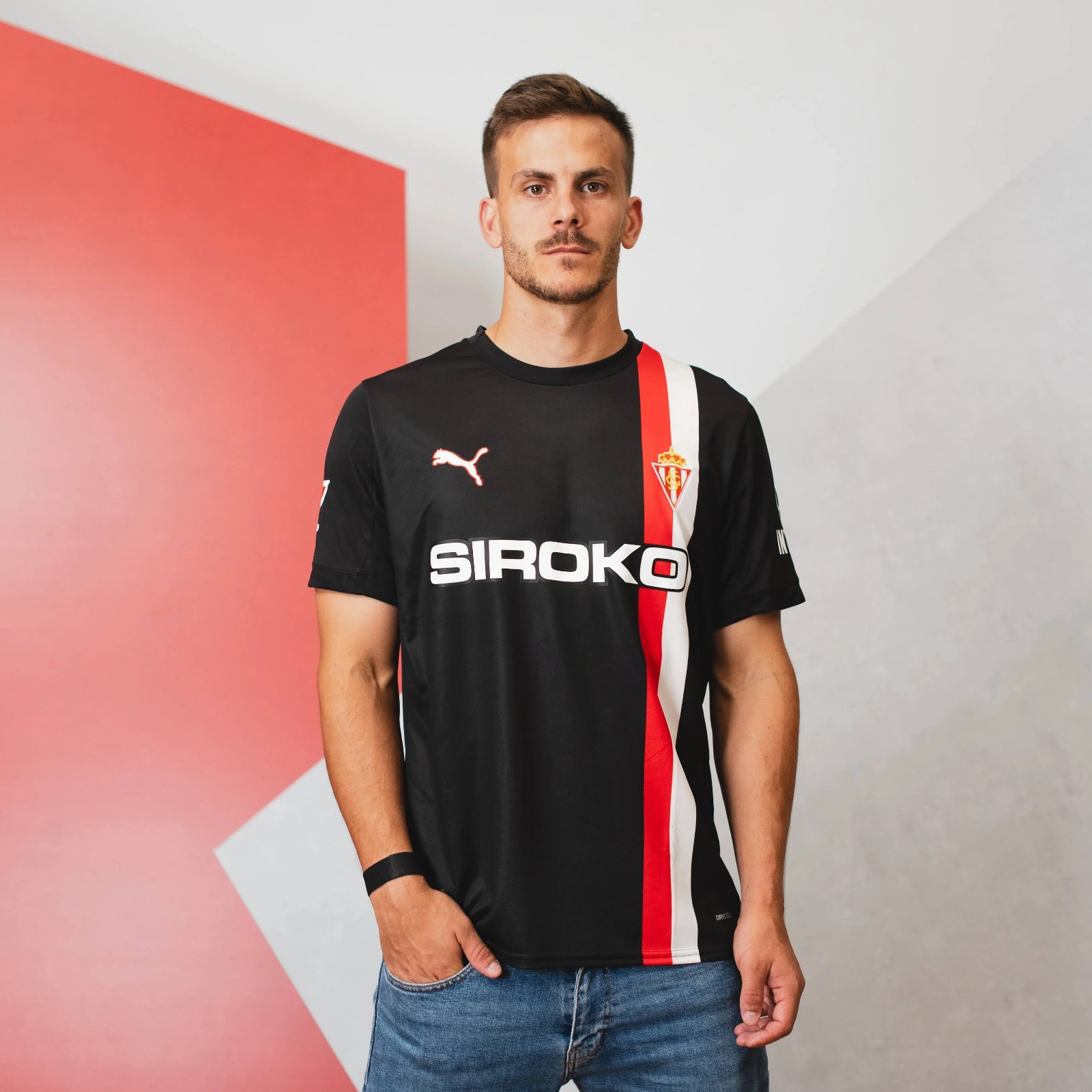 camisa-sporting-gijon-25-26away-2025-2026-preta-modelo-torcedor-masculina-caicedo-