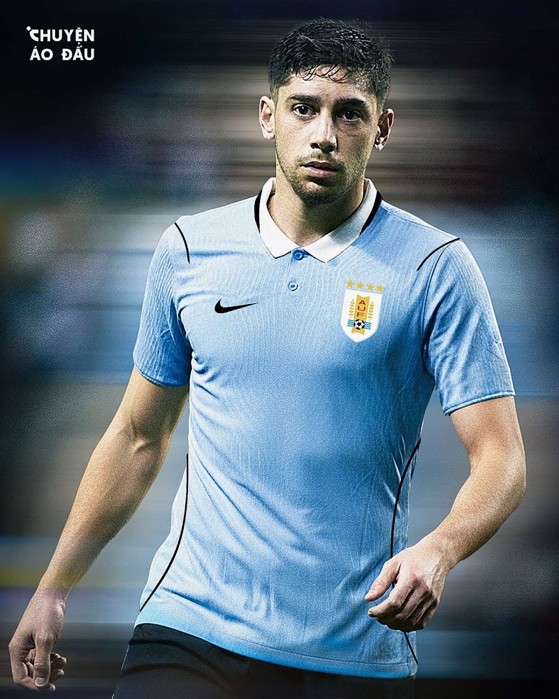 camisa-uruguai-copa-do-mundo-2026-azul-celeste-uruguay-home-2026-modelo-player-uniforme-titular-valverde-canobbio-arrascaeta-varela-ronald-araujo-piquerez-bentancur-zalazar-
