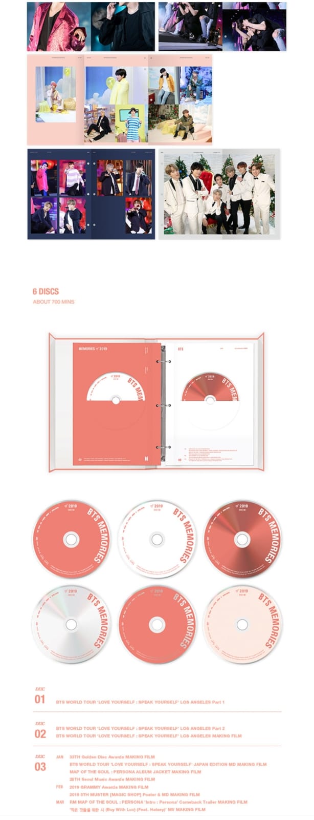 K-POP・アジア BTS memories 2019 BTS Memories 2019 Oficial - Álbum 