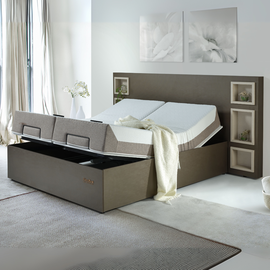 Cama Articulada Eko7 FlexiBed Lisboa — ergonomia personalizada e operação silenciosa