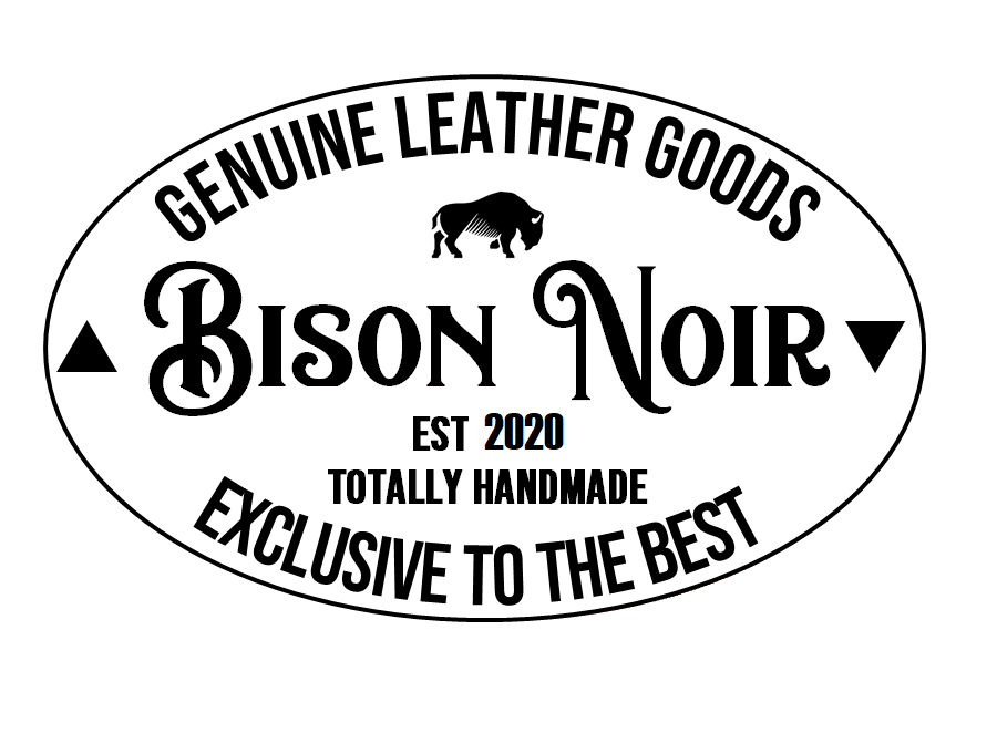 logo bison noir oval