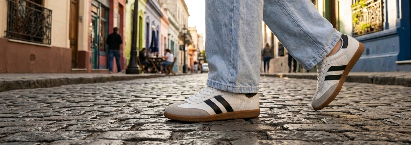 Ocean en movimiento, zapatillas DESATE en San Telmo