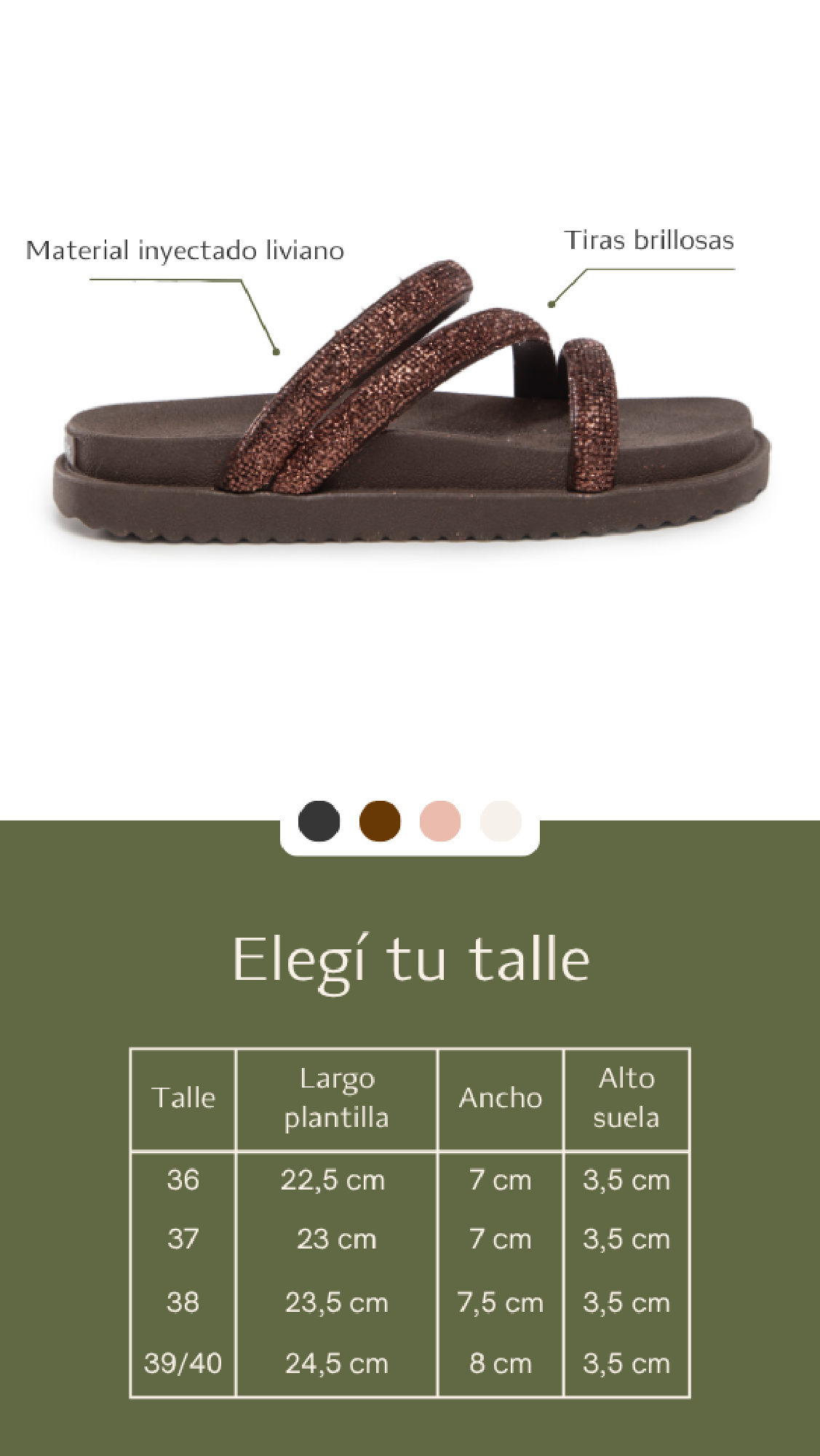 SANDALIAS CON BRILLO