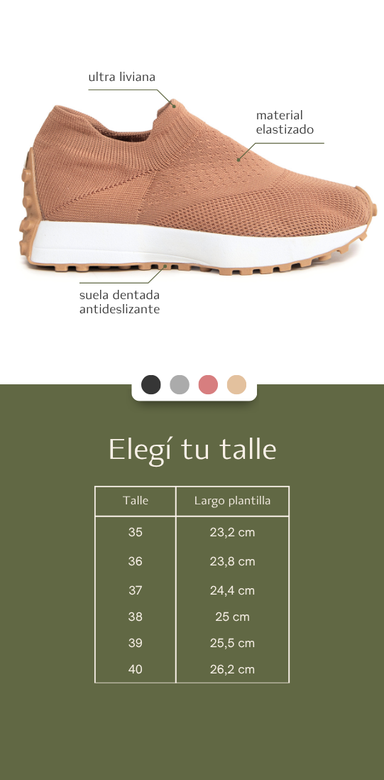 ZAPATILLA ELASTIZADA