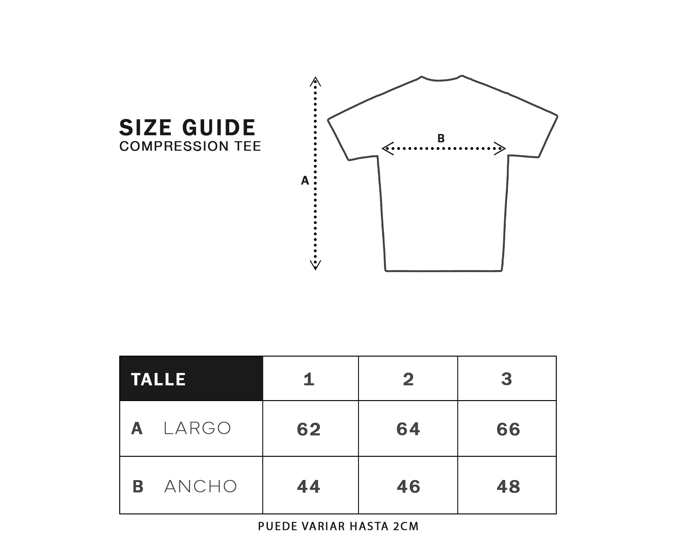 Size Guide Compress