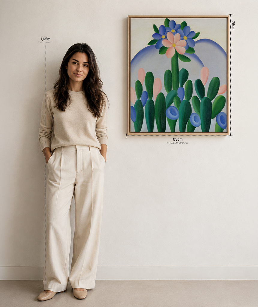 Reprodu&ccedil;&atilde;o oficial de Manac&aacute;, de Tarsila do Amaral