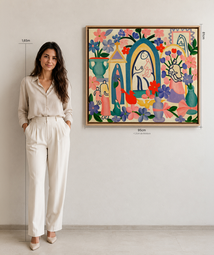 Reprodu&ccedil;&atilde;o oficial de Religi&atilde;o Brasileira, de Tarsila do Amaral