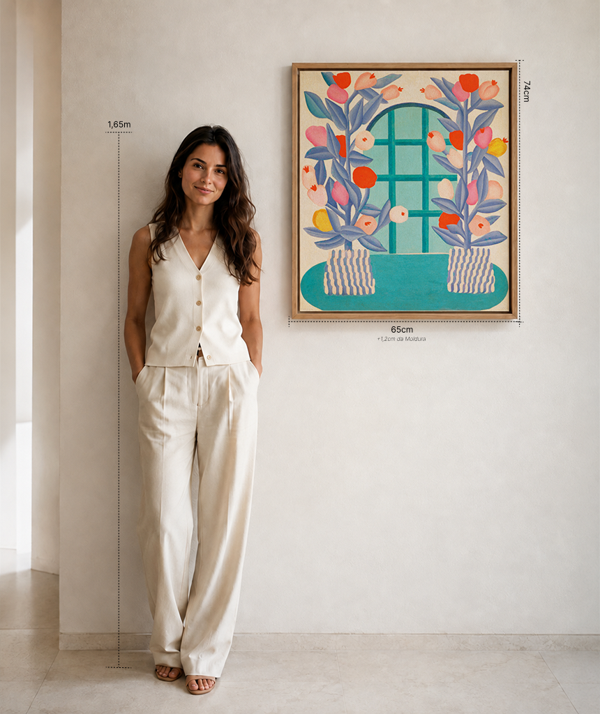Reprodu&ccedil;&atilde;o oficial de Romance, de Tarsila do Amaral