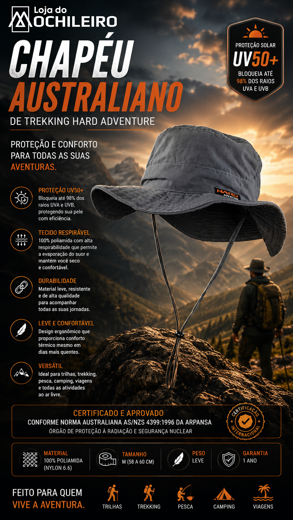 chapeu hard adventure
