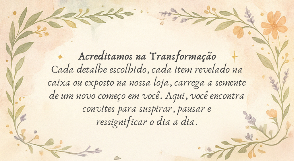 Manifesto Elevah - Transformação