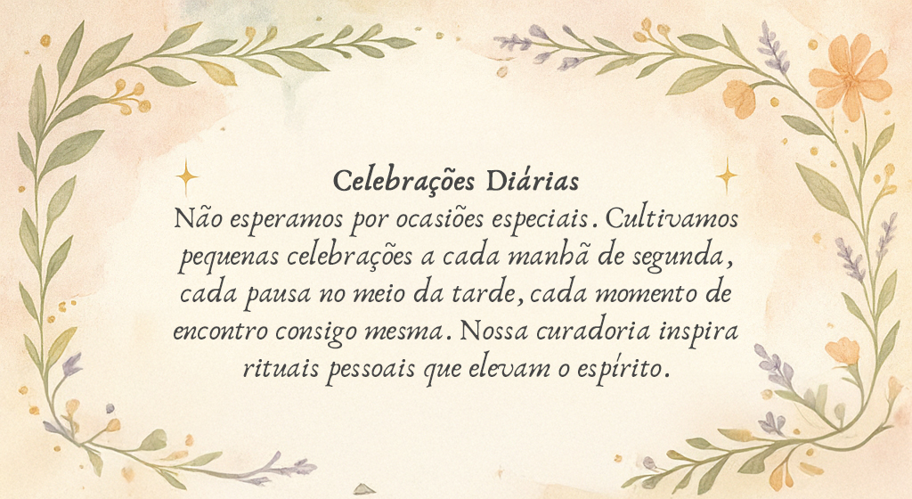 Manifesto Elevah - Celebrações Diárias