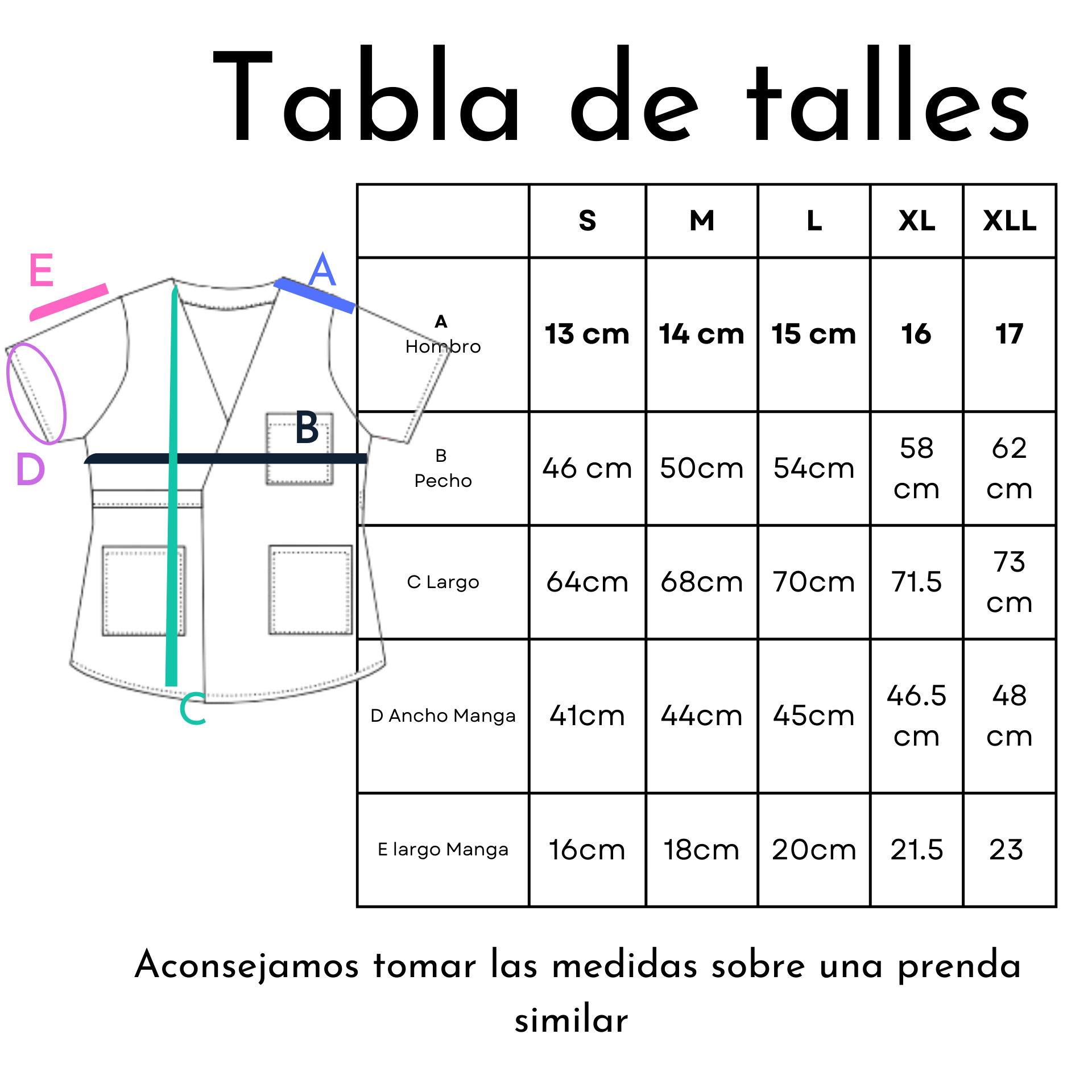 GUIA DE TALLES