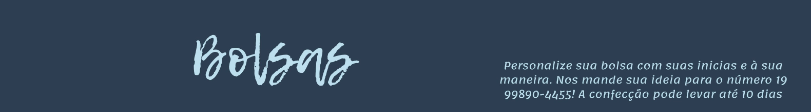 Banner da categoria Bolsas de Praia