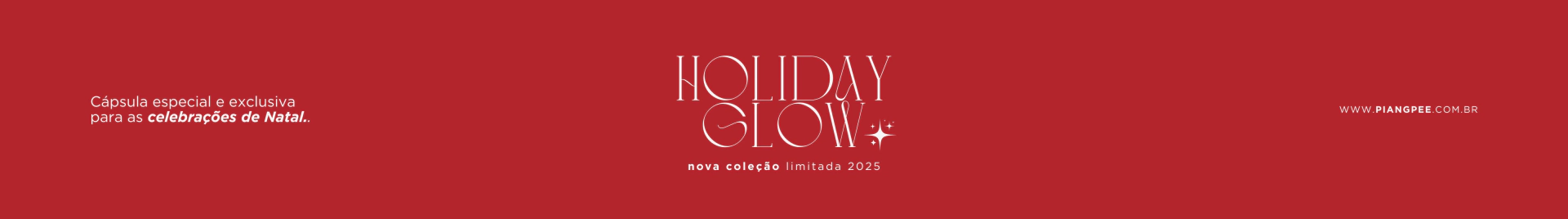 Banner da categoria Holiday Glow / Natal 2025