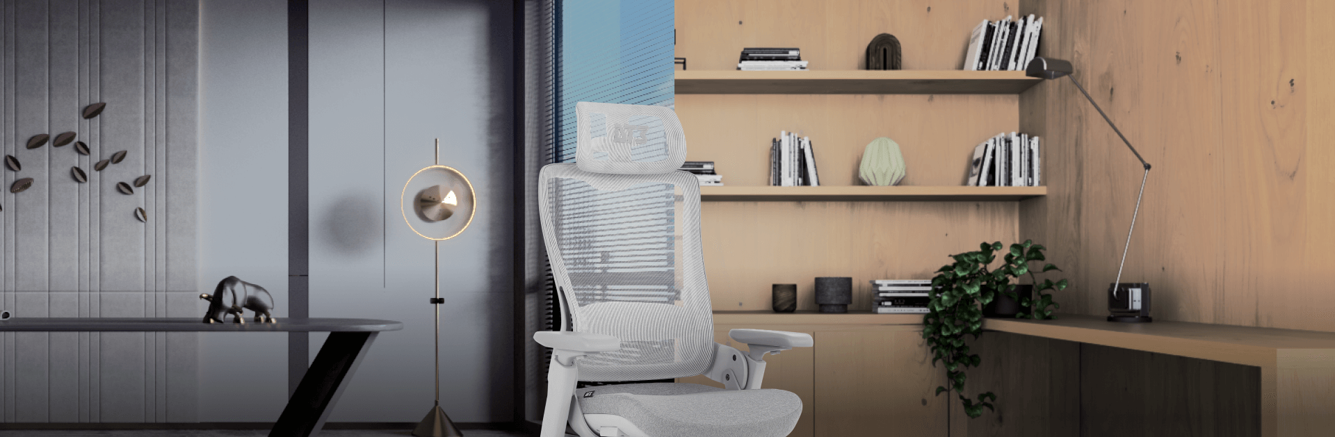 Adria DT3 ambientada em escritório demonstrando o frescor proporcionado pelo Mesh DT3 Vintex-I.