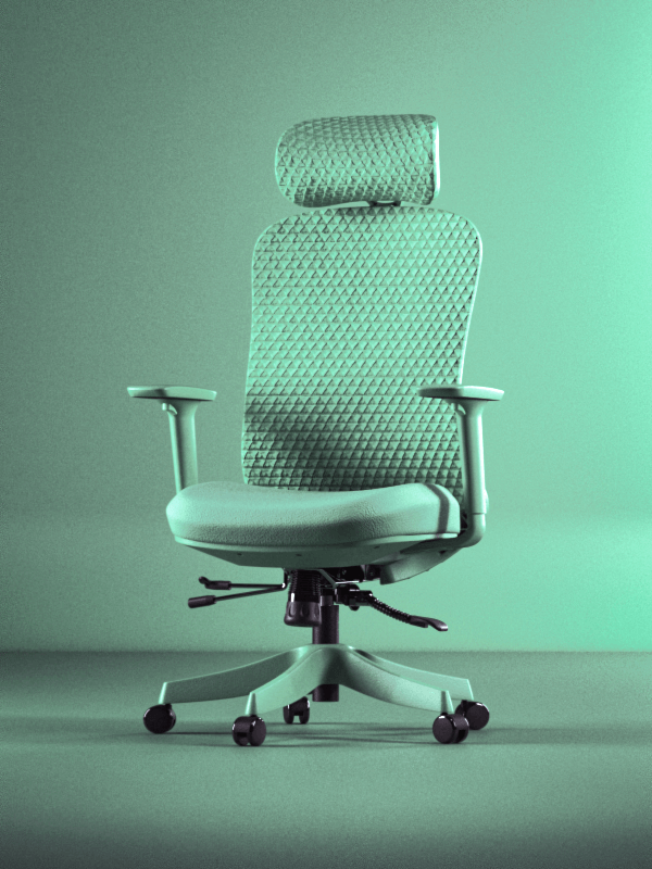 Cadeira Atria DT3 em quadro com sua respectiva cor, uma ao lado da outra.