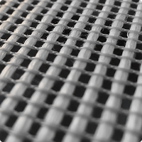 Imagem super ampliada do encosto demonstrando o  Mesh DT3 Vintex-I.