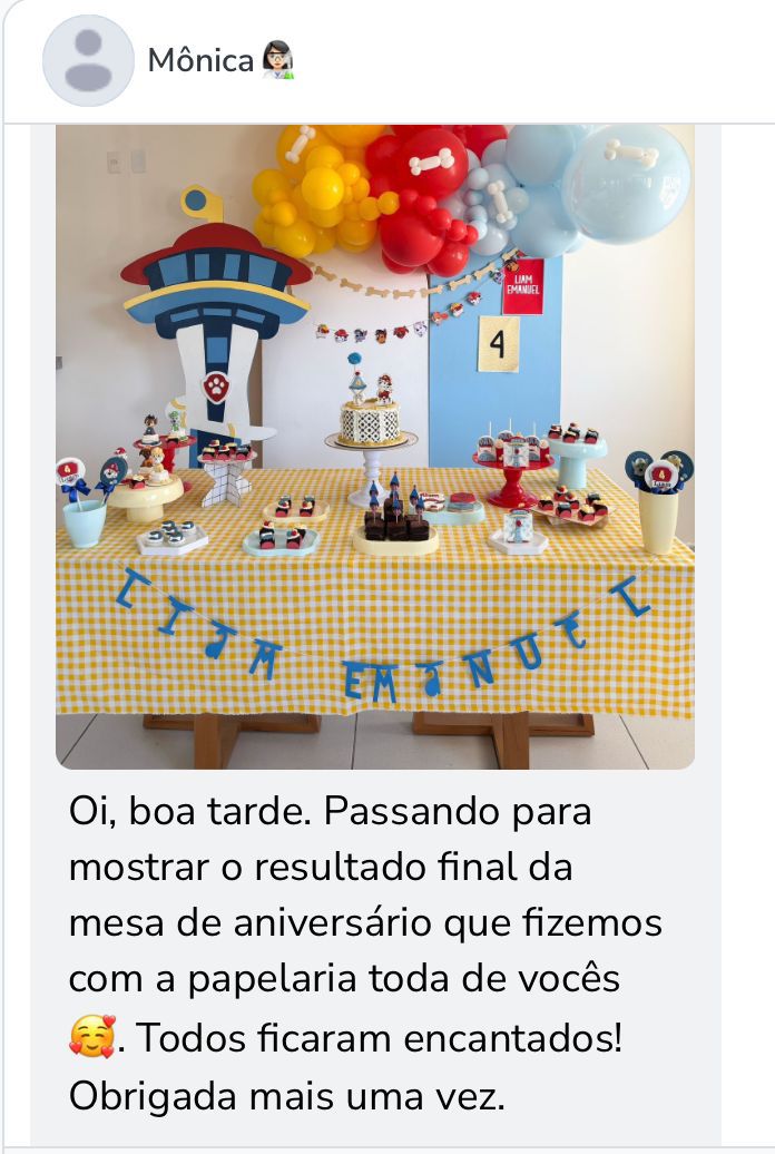 Feedback Mônica