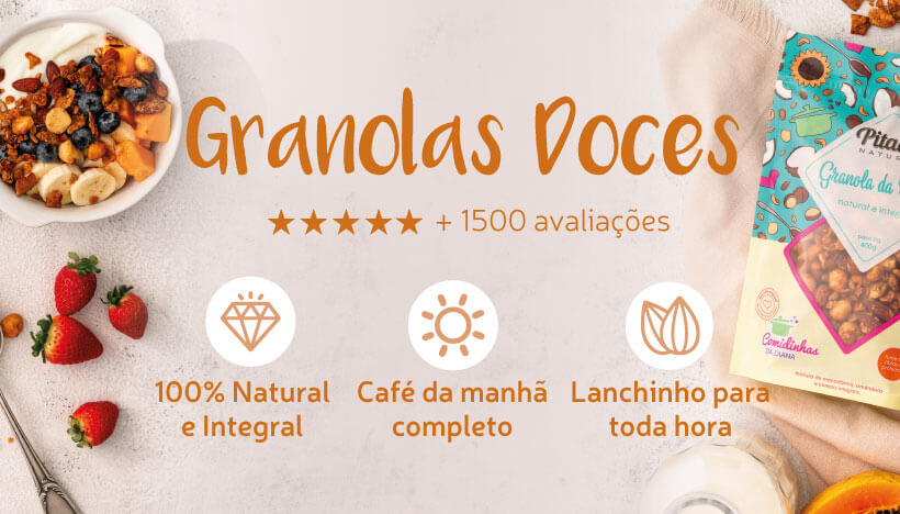 Banner Granolas Doces - Mobile