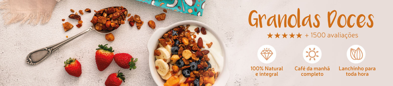 Banner Granolas Doces - Desktop