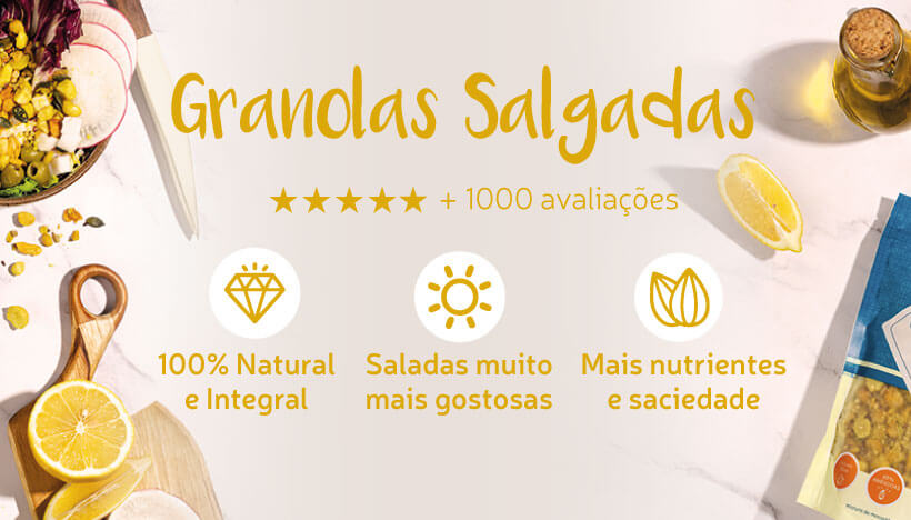 Banner Granolas Salgadas - Mobile